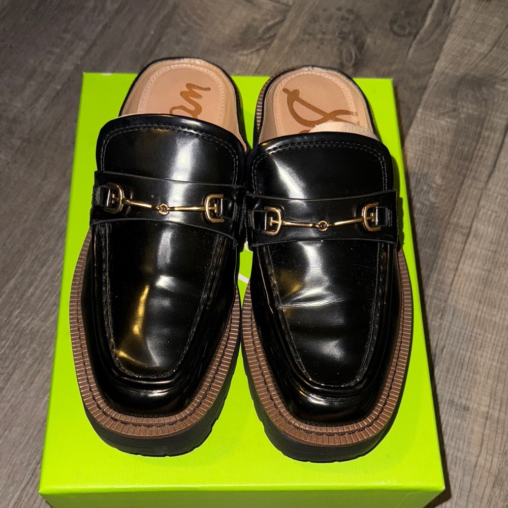 Sam Edelman Black Leather Woman’s Loafers